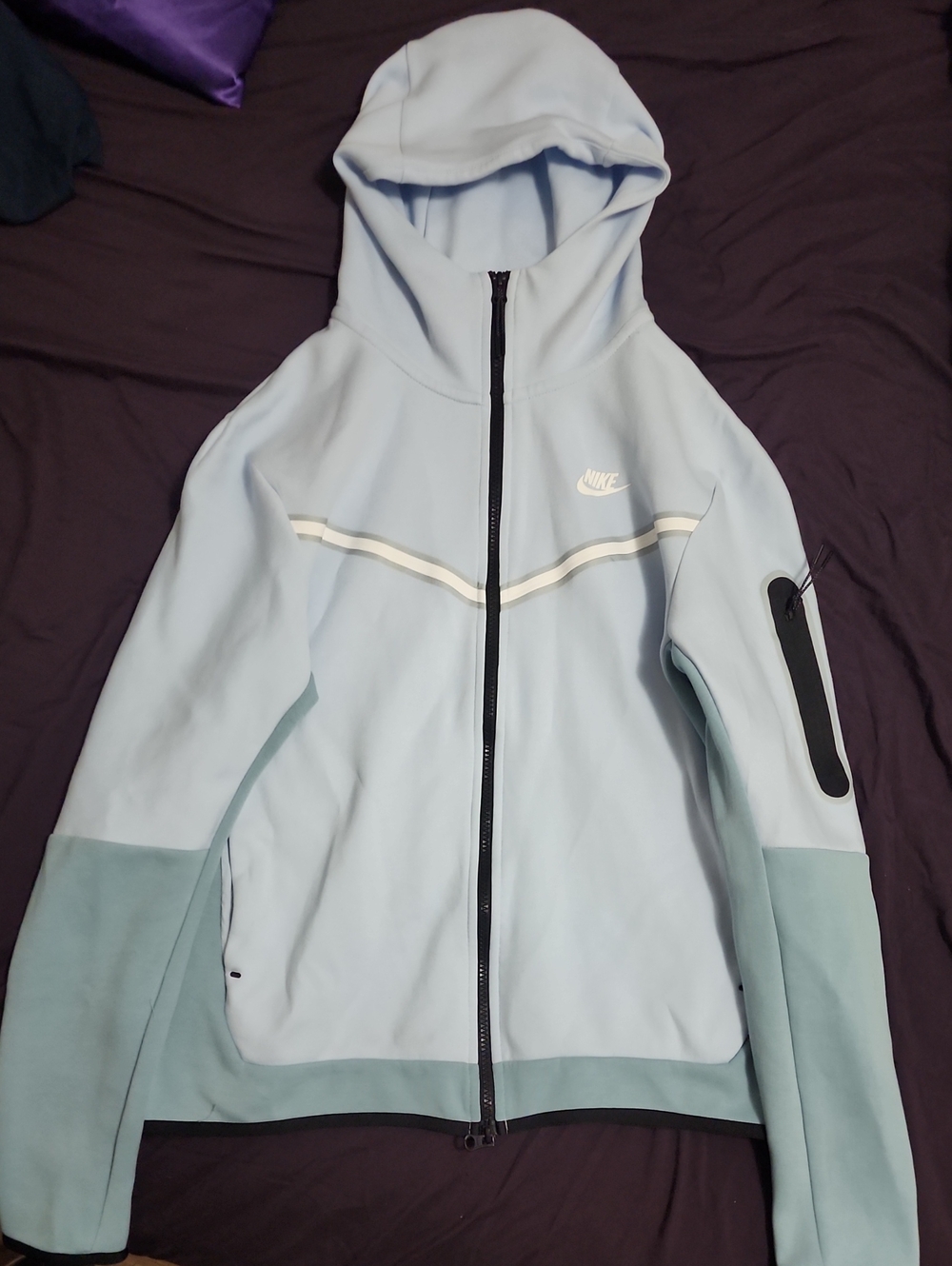 Mens Nike Sportswear Tech Fleece Full Zip Up Hoodie